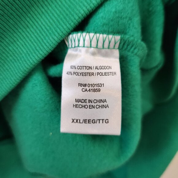 Sprite Logo Green Crewneck Sweatshirt XXL Unisex Cotton Blend NWT - Picture 9 of 10
